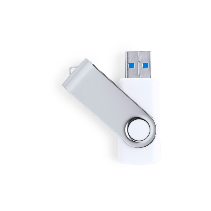 Clé USB 16GB Personnalisée Brabam Couleurs : blanc goodies publicitaire événementiel