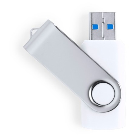 Clé USB 16GB Personnalisée Brabam Couleurs : blanc goodies publicitaire événementiel
