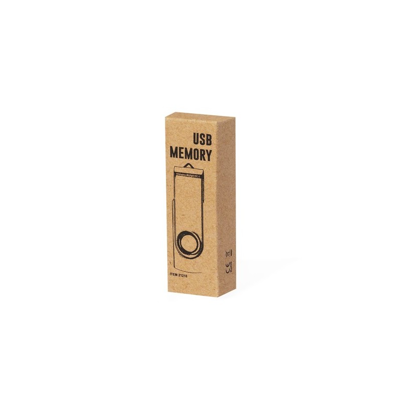 Clé USB 16GB Personnalisée Brabam Couleurs : blanc impression haute définition