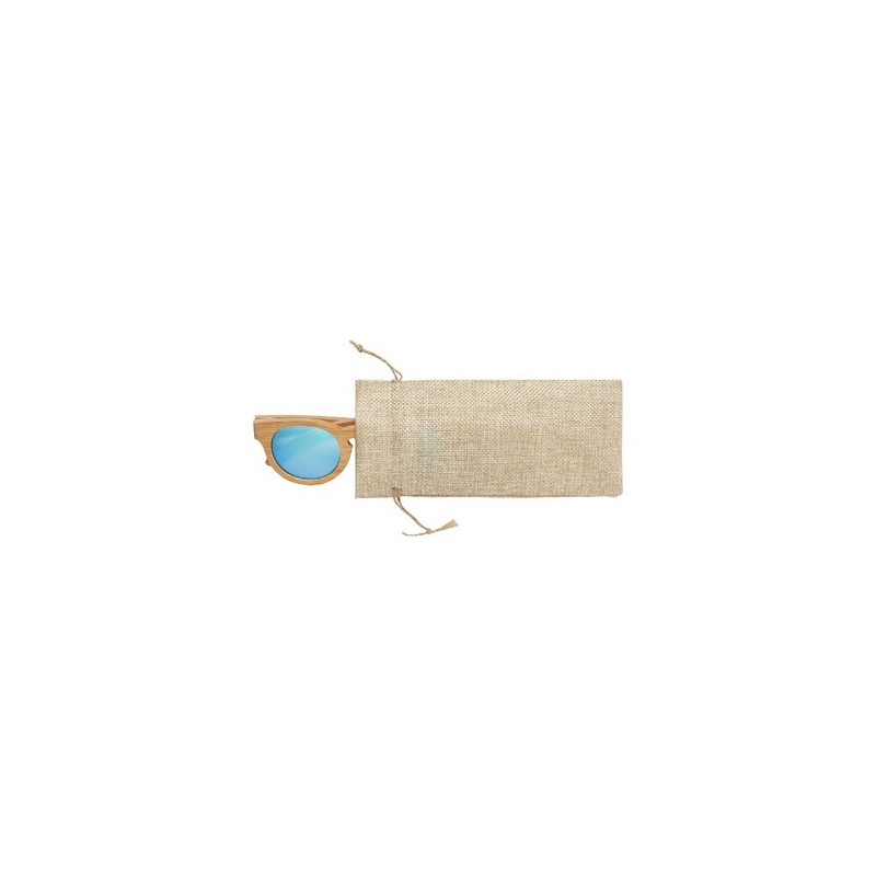 Lunettes de Soleil Personnalisées à Design Exclusif - Thezin Matières : bambou goodies publicitaire événementiel