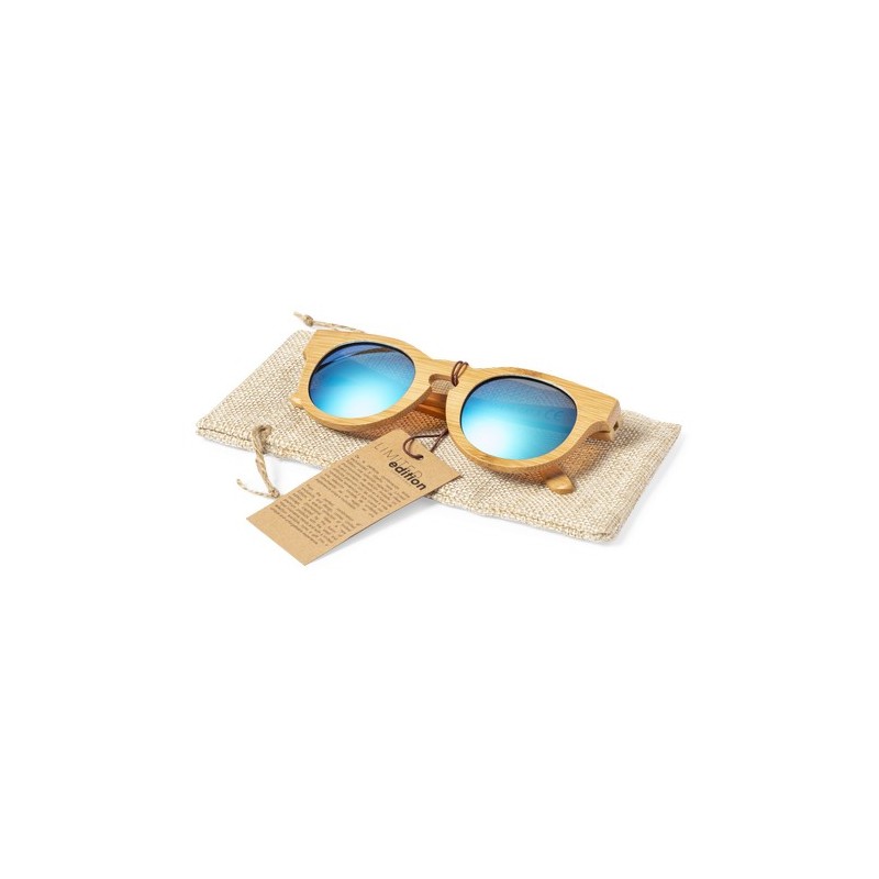 Lunettes de Soleil Personnalisées à Design Exclusif - Thezin Matières : bambou accessoire événementiel unique