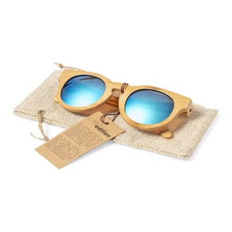 Lunettes de Soleil Personnalisées à Design Exclusif - Thezin Matières : bambou accessoire événementiel unique