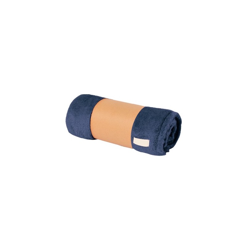 Couverture Personnalisée en Molleton - Durmok Matières : polaire Couleurs : gris personnalisable avec votre logo