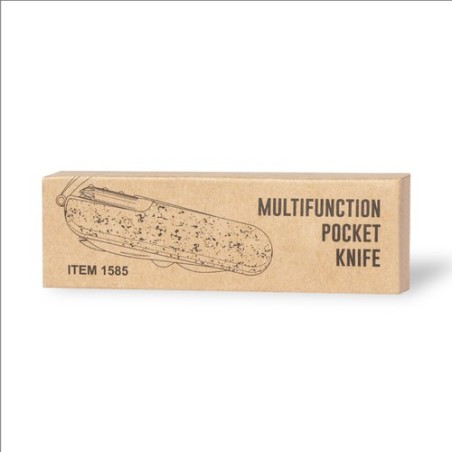 Couteau Multifonctions Personnalisé Multi-Usages Brica Matières : liège livraison express 24h 48h