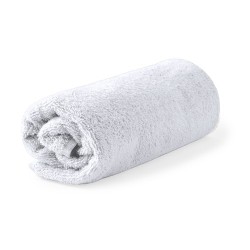 Serviette Éco-responsable Personnalisée en Coton Bio - Canoria Matières : coton organique Couleurs : bleu personnalisation rapid