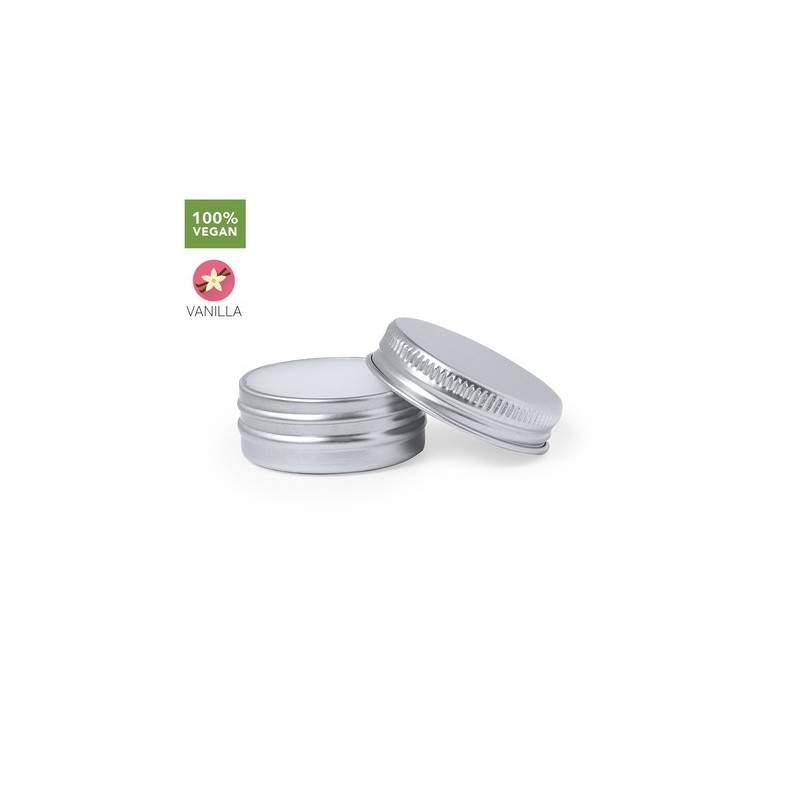 Baume à Lèvres Végane Personnalisé Éco-responsable Beauté Naturelle Maltix Matières : aluminium Couleurs : argenté personnalisab