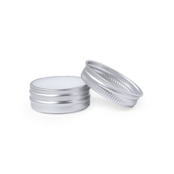 Baume à Lèvres Végane Personnalisé Éco-responsable Beauté Naturelle Maltix Matières : aluminium Couleurs : argenté marquage lase