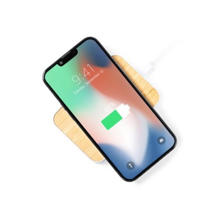 Chargeur Sans Fil Pliable 15W Personnalisé Meller Matières : bambou marquage laser ultra précis
