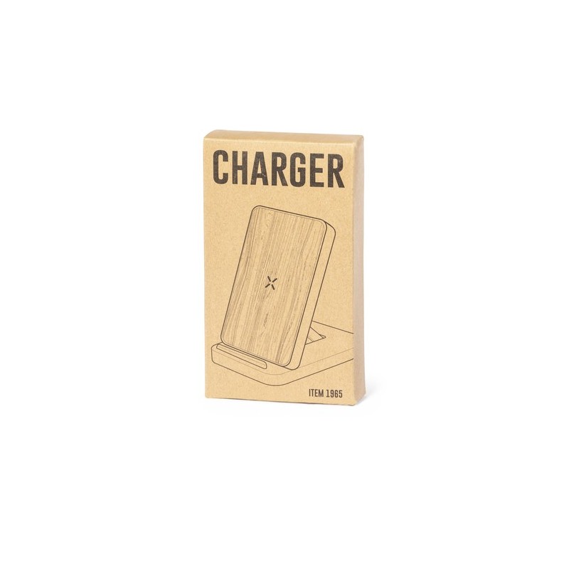 Chargeur Sans Fil Pliable 15W Personnalisé Meller Matières : bambou livraison express 24h 48h