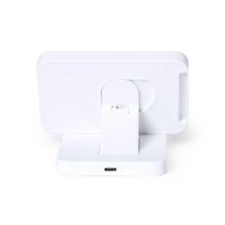 Chargeur Sans Fil Pliable 15W Personnalisé Meller Matières : bambou cadeau collaborateur premium