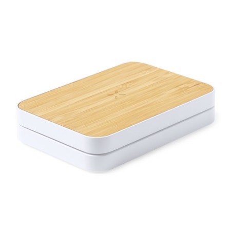 Chargeur Sans Fil Pliable 15W Personnalisé Meller Matières : bambou accessoire événementiel unique