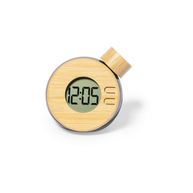 Horloge de bureau  personnalisée pas cher - Graox Matières : bambou livraison express 24h 48h