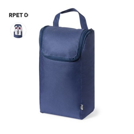 Sac Éco-responsable et Pratique à Chaussures Personnalisé pas cher Helanor Couleurs : bleu marine Matières : polyester recyclé i