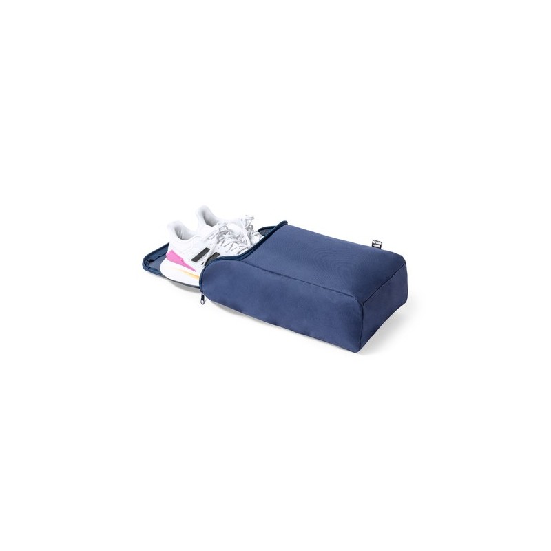 Sac Éco-responsable et Pratique à Chaussures Personnalisé pas cher Helanor Couleurs : bleu marine Matières : polyester recyclé a