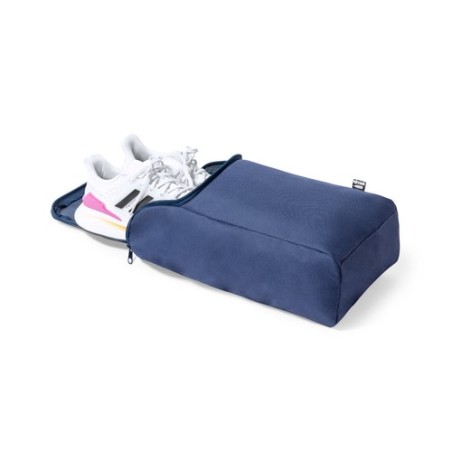 Sac Éco-responsable et Pratique à Chaussures Personnalisé pas cher Helanor Couleurs : noir Matières : polyester recyclé personna