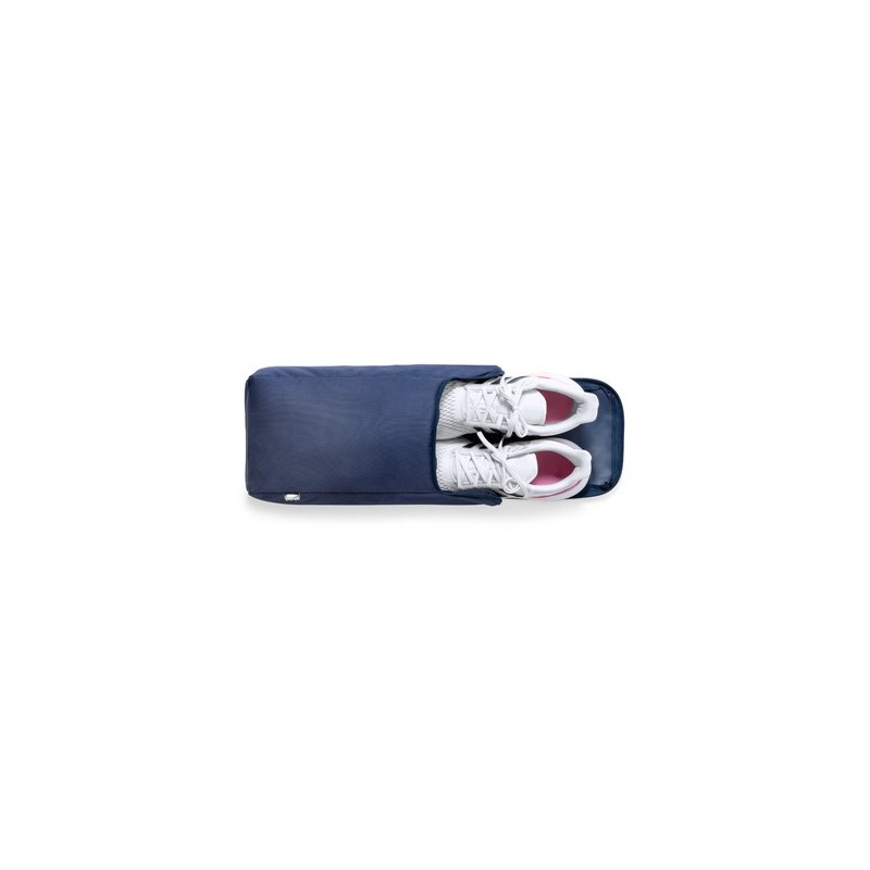 Sac Éco-responsable et Pratique à Chaussures Personnalisé pas cher Helanor Couleurs : noir Matières : polyester recyclé impressi