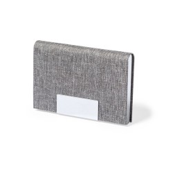 Porte-Cartes Éco-responsable et Pratique Personnalisé - Restek Couleurs : noir Matières : polyester recyclé cadeau client origin