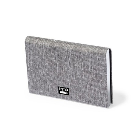 Porte-Cartes Éco-responsable et Pratique Personnalisé - Restek Couleurs : noir Matières : polyester recyclé cadeau affaires élég