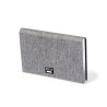 Porte-Cartes Éco-responsable et Pratique Personnalisé - Restek Couleurs : noir Matières : polyester recyclé cadeau affaires élég