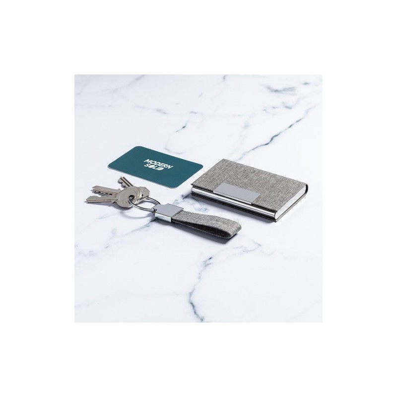 Porte-Cartes Éco-responsable et Pratique Personnalisé - Restek Couleurs : noir Matières : polyester recyclé marquage laser ultra