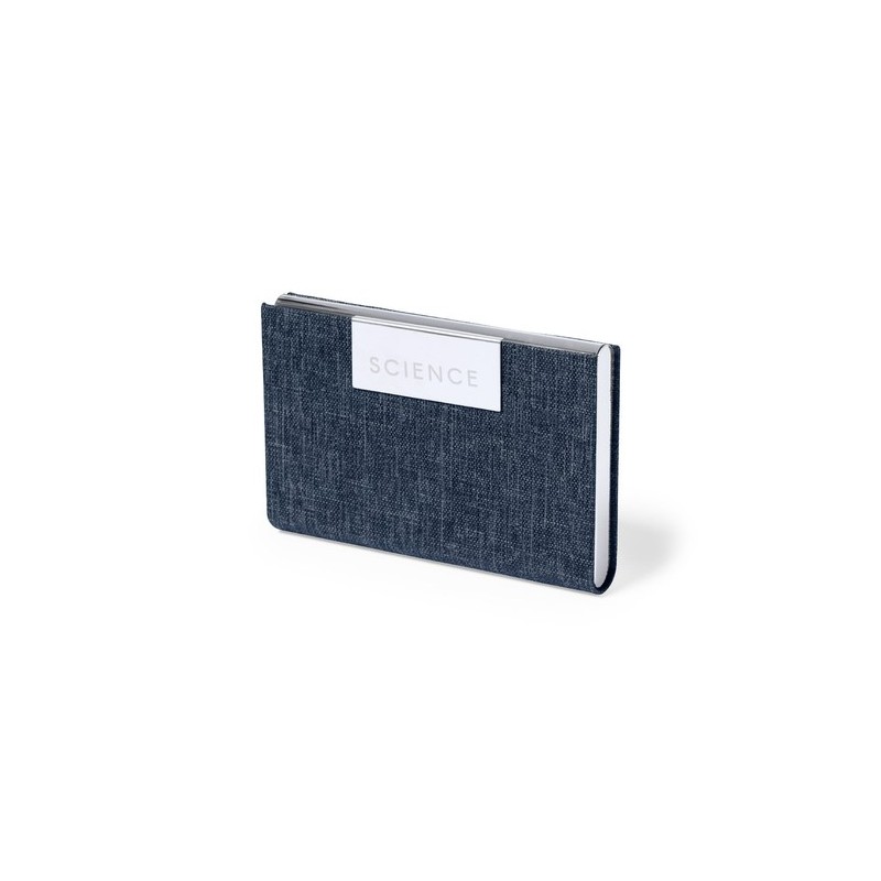 Porte-Cartes Éco-responsable et Pratique Personnalisé - Restek Couleurs : bleu marine Matières : polyester recyclé personnalisab