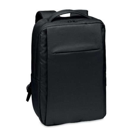Sac à dos  300D RPET pour ordinateur - SEOUL personnalisé pas cher Matières : PET Couleurs : noir
