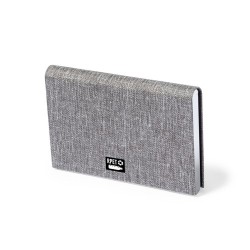 Porte-Cartes Éco-responsable et Pratique Personnalisé - Restek Couleurs : bleu marine Matières : polyester recyclé goodies perso