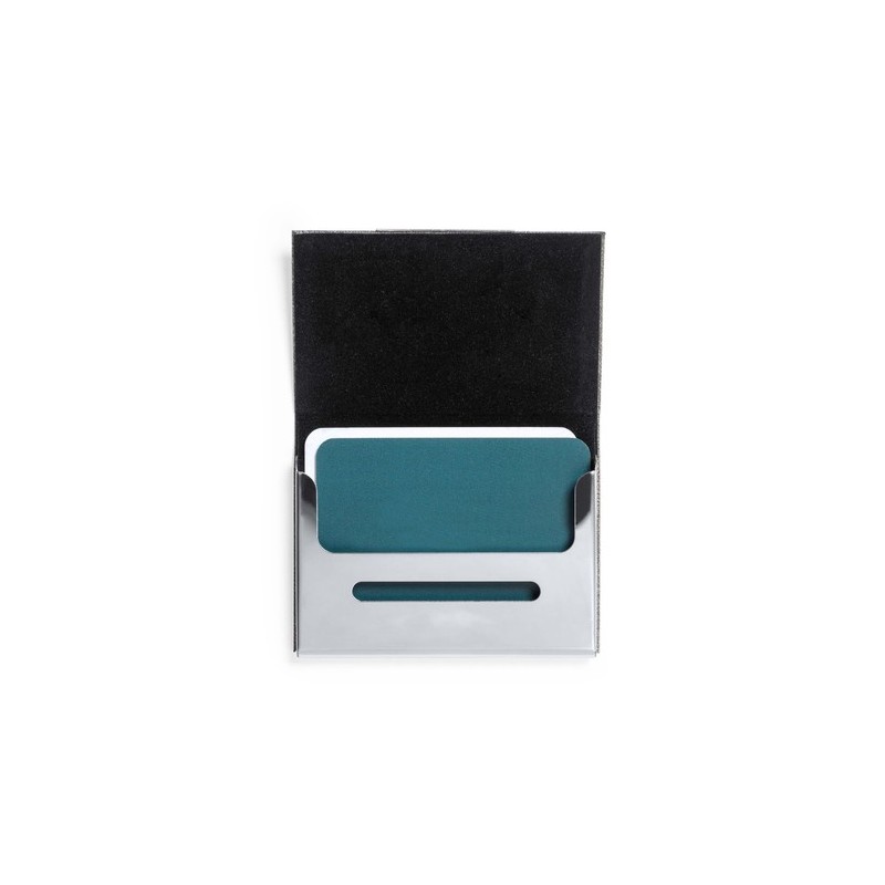 Porte-Cartes Éco-responsable et Pratique Personnalisé - Restek Couleurs : bleu marine Matières : polyester recyclé objet promo p