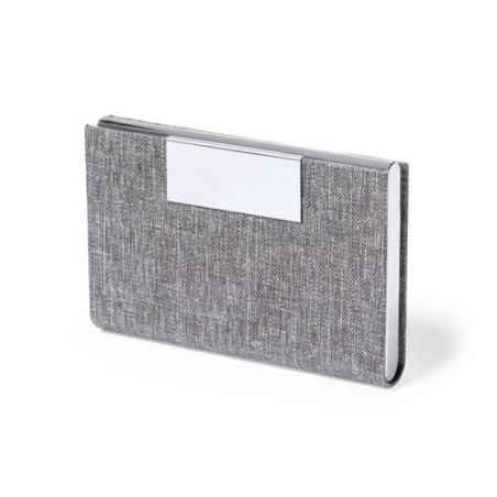 Porte-Cartes Éco-responsable et Pratique Personnalisé - Restek Couleurs : bleu marine Matières : polyester recyclé accessoire év