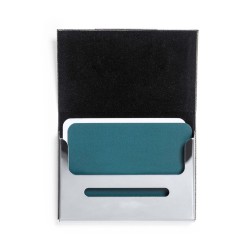 Porte-Cartes Éco-responsable et Pratique Personnalisé - Restek Couleurs : gris Matières : polyester recyclé personnalisation sur