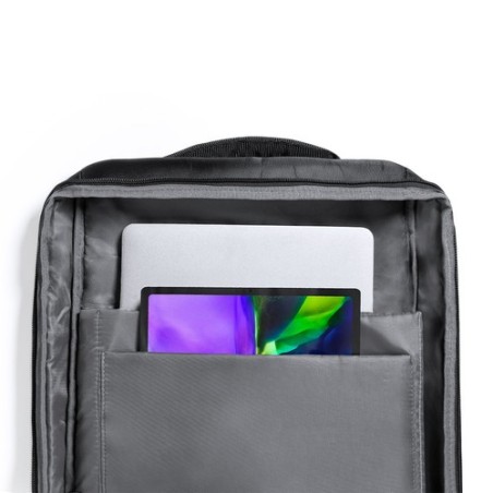 Sac à Dos Personnalisé Élégant pour le Business Sleiter Matières : polyester Couleurs : noir goodies publicitaire événementiel