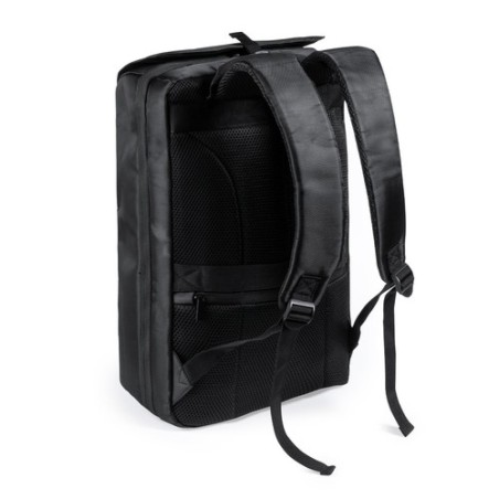 Sac à Dos Personnalisé Élégant pour le Business Sleiter Matières : polyester Couleurs : noir marquage laser ultra précis