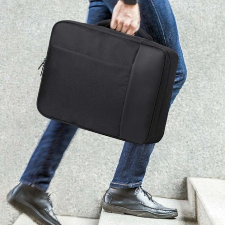 Sac à Dos Personnalisé Élégant pour le Business Sleiter Matières : polyester Couleurs : noir objet promotionnel éco-responsable
