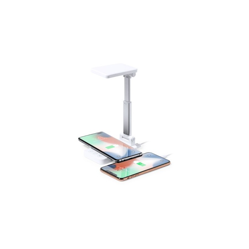 Lampe Personnalisée Multifonction Éclairante et Chargeur Cirgux Matières : aluminium Couleurs : blanc objet promotionnel éco-res