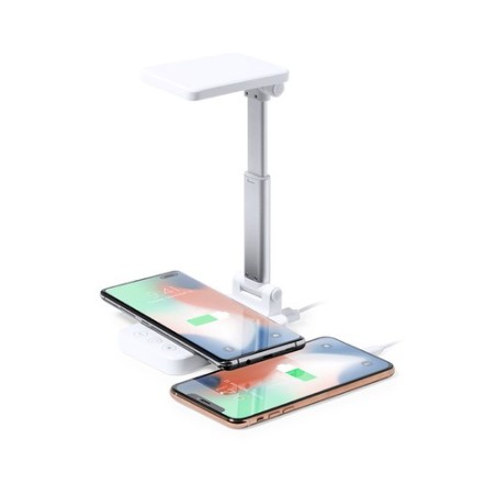 Lampe Personnalisée Multifonction Éclairante et Chargeur Cirgux Matières : aluminium Couleurs : blanc objet promotionnel éco-res