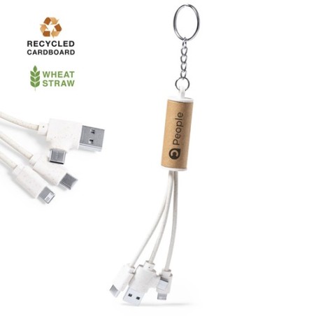 Câble de Charge Éco-responsable Personnalisé - Feildin Matières : carton recyclé