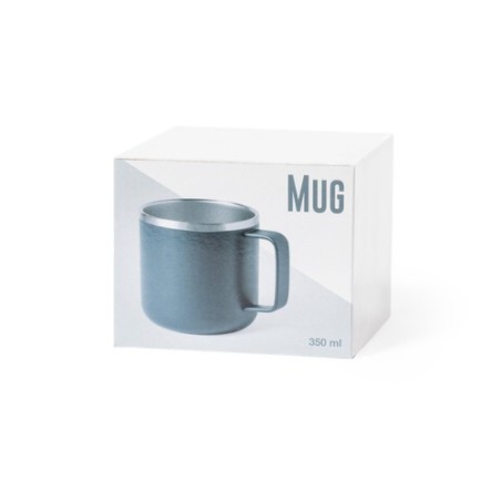 Mug Personnalisé Publicitaire en Inox - Tasse Shirley Matières : acier inoxydable Couleurs : bleu marine cadeau entreprise pas c