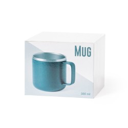 Mug Personnalisé Publicitaire en Inox - Tasse Shirley Matières : acier inoxydable Couleurs : noir personnalisation sur mesure