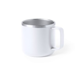 Mug Personnalisé Publicitaire en Inox - Tasse Shirley Matières : acier inoxydable Couleurs : noir goodies personnalisé en stock