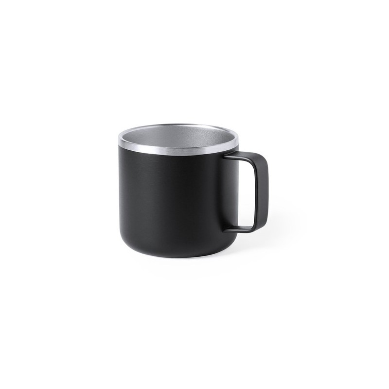 Mug Personnalisé Publicitaire en Inox - Tasse Shirley Matières : acier inoxydable Couleurs : blanc marquage laser ultra précis