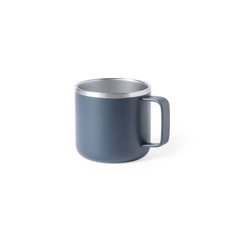 Mug Personnalisé Publicitaire en Inox - Tasse Shirley Matières : acier inoxydable Couleurs : blanc cadeau collaborateur premium