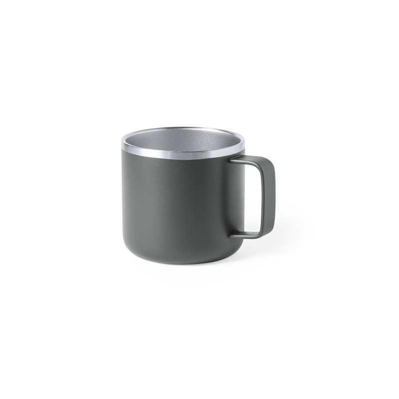 Mug Personnalisé Publicitaire en Inox - Tasse Shirley Matières : acier inoxydable Couleurs : blanc objet publicitaire robuste