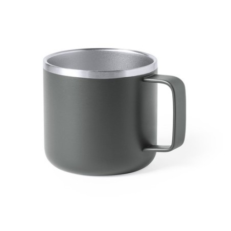 Mug Personnalisé Publicitaire en Inox - Tasse Shirley Matières : acier inoxydable Couleurs : blanc objet publicitaire robuste