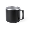 Mug Personnalisé Publicitaire en Inox - Tasse Shirley Matières : acier inoxydable Couleurs : gris accessoire événementiel unique