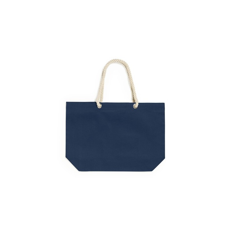 Sac de Plage Éco-responsable Personnalisable Kauly Matières : coton Couleurs : naturel marquage couleur éclatante