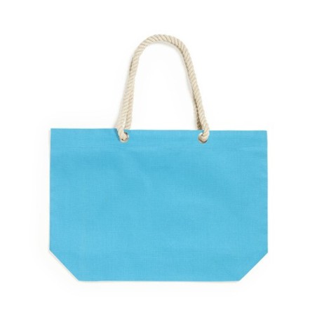 Sac de Plage Éco-responsable Personnalisable Kauly Matières : coton Couleurs : bleu marine cadeau collaborateur premium