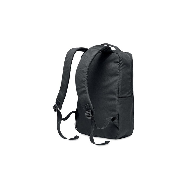 Sac à dos  300D RPET pour ordinateur - SEOUL personnalisé pas cher Matières : PET Couleurs : noir cadeau entreprise pas cher