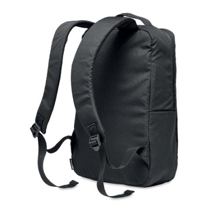 Sac à dos  300D RPET pour ordinateur - SEOUL personnalisé pas cher Matières : PET Couleurs : noir cadeau entreprise pas cher