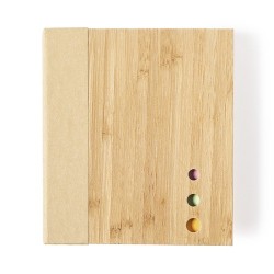 Porte-Notes Éthique Personnalisé Kokil Matières : bambou Couleurs : naturel