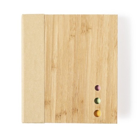 Porte-Notes Éthique Personnalisé Kokil Matières : bambou Couleurs : naturel